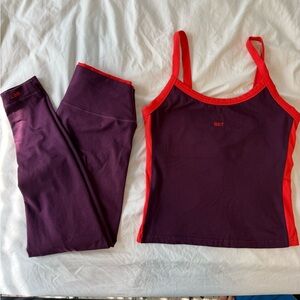 Set Active Formcloud Top and Leggings - Acai